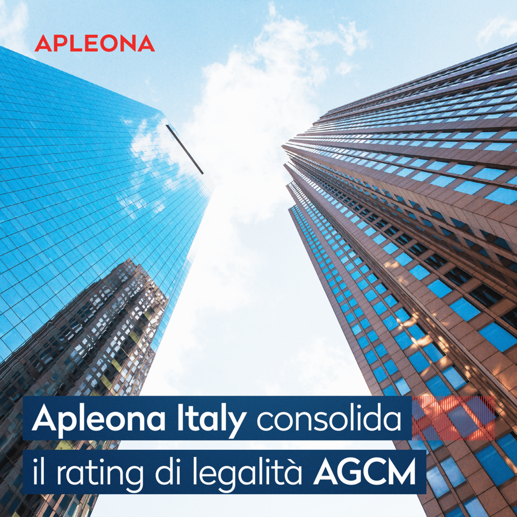 Apleona Italy consolida il rating di legalità AGCM
